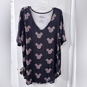 Torrid Leopard Mickey Print Top